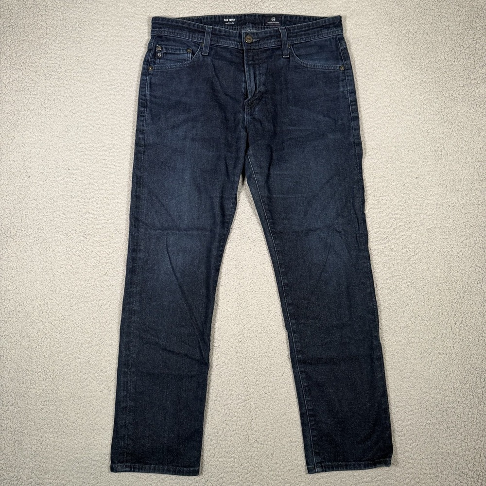 AG Adriano Goldschmied Jeans Mens 32x28 Blue Tellis Modern Slim Denim Preppy